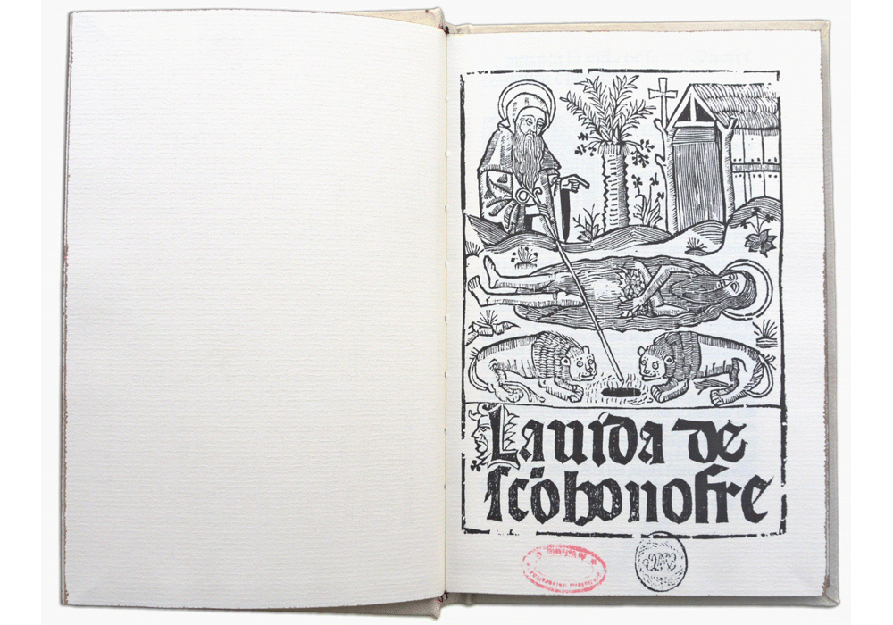 Vida san Onofre-Costilla-Incunabula & Ancient Books-facsimile book-Vicent García Editores-0 Opened